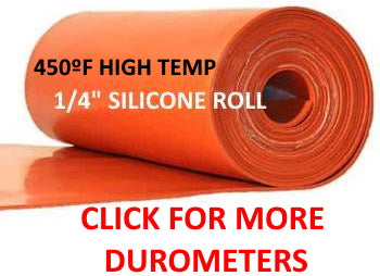 1/4 SILICONE RUBBER ROLL – American Material Supply