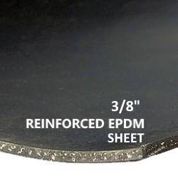3/8" THICK REINFORCED EPDM RUBBER SHEET - The Rubber Sheet Roll Store