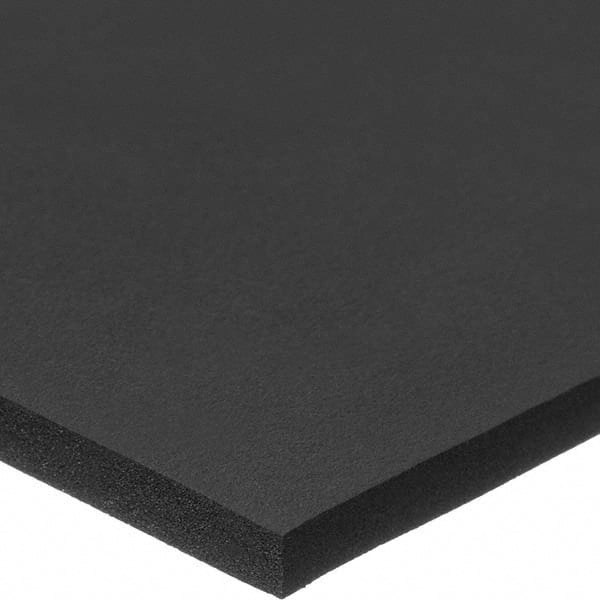 1/4" Black 800 Silicone Foam - Medium Density - 36" Wide Roll