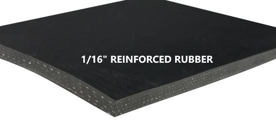1/16" REINFORCED RUBBER SHEET - The Rubber Sheet Roll Store