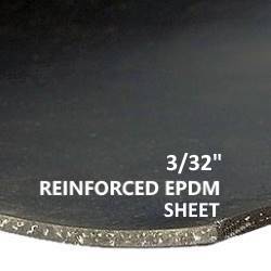 3/32" THICK REINFORCED EPDM RUBBER SHEET & ROLL - The Rubber Sheet Roll Store