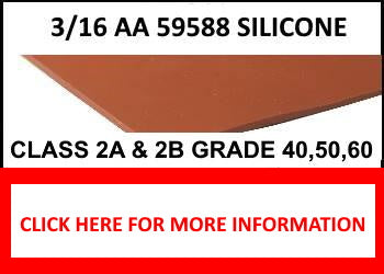 3/16" aa 59588 silicone sheet