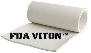1/4" X 36" Wide FDA Viton ™ RUBBER