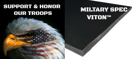 1/4 military specification viton rubber